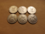 Romania Lot nr. 8 - 6 monede 100 Lei 1991 - 1996, Nichel