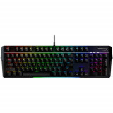 Tastatura HyperX Alloy Mkw100, Tastatura mecanica, Cablu USB Type-C detasabil, Iluminare RGB, Anti-Ghosting, Negru