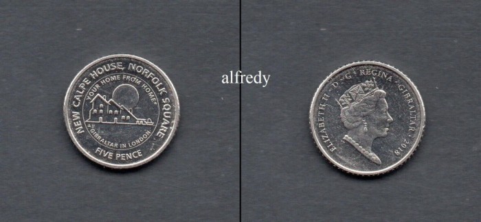 GIBRALTAR 2018 5 Pence