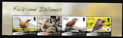 Falkland - Fauna WWF - PASARI - MNH foto