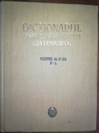Dictionarul limbii literare contemporane vol2