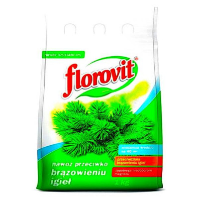 Florovit ingrasamant impotriva acelor maro la conifere 1 kg foto