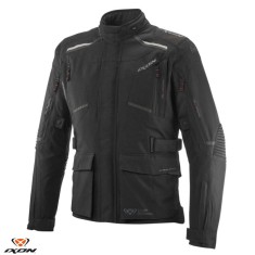 Geaca (jacheta) barbati pentru scuter - motocicleta Touring/Adventure Ixon All season model Midgard MS culoare: negru Negru L