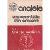 Analele Universitatii din Craiova - Seria Stiinte Medicale, Vol. XIV-1988