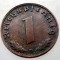 B.107 GERMANIA 1 REICHSPFENNIG 1939 D