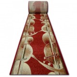 Traversa heat-set Primo 5741 roșu, 100 cm, Dreptunghi, Polipropilena