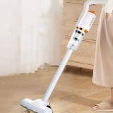 Aspirator Vertical Portabil 2in1 120W, 8500Pa, Baterie 2000mAh, Alb, Fara Fir, Multi-Suprafete, Casa