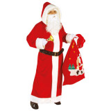 Costum de catifea Mos Craciun XL SUPER DELUXE SANTA CLAUS, Widmann Italia