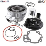 Set motor Aprilia RS - RX - Red Rose - Motorhispania - Peugeot XP6 - XR6 - Yamaha TZR (Minarelli AM6) 2T LC 80cc D49 mm bolt 12 (EVOK)