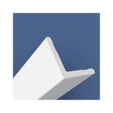 Plinta plastic, alba, pentru colturi, 20x20mmx2,0m