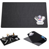 Covoraș de frizerie și coafură antiderapant din silicon pentru instrumente și accesorii 34x23 cm