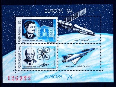 RO 1994 LP 1342 &amp;quot;Europa &amp;#039;94&amp;quot; , colita 289 , MNH foto