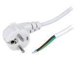 Cablu PVC 3x0,75mm2 cu Ștecăr Unghi 2m