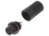 Conector Circular BINDER Seria 719 Mama 3 Pini 60V IP40 Aurit