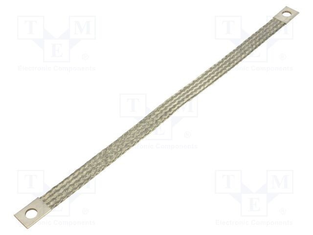 Trese bandă de &icirc;mpăm&acirc;ntare 16mm2 &Oslash;1: 9mm &Oslash;2: 9mm 120A L: 0,33m