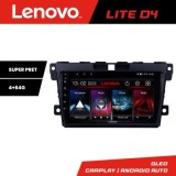Navigatie Mazda CX-7 2009 Lenovo Kit-097 4+64 GB Android Waze USB Navigatie Internet Youtube Radio CarStore Technology