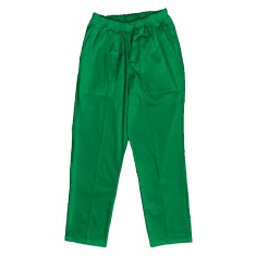 Pantaloni Medicali cu Elastic Pe Stil, Verde Conex cu Elastan - 3XL, talia-0-104cm