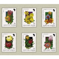 Ungaria 1990 - Flora africana, flori, serie neuzata