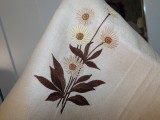 centru de masa, runner, broderie la un capat, noi, 2 buca