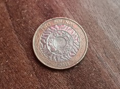 C50 - Moneda foarte veche - Anglia - 2 lire sterline - 2011