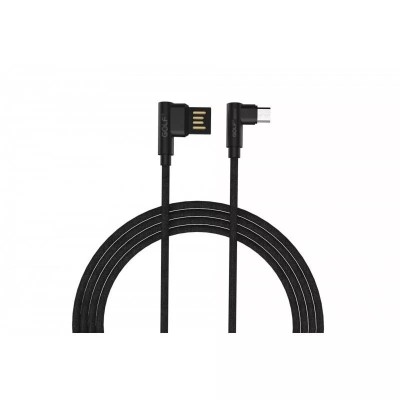Cablu Golf Pudding Micro USB 48M 1m 2.4A negru foto