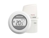 Termostat WiFi T87 The Round Wireless Connected, cu baterii, receptor on/off și gateway, aplicație pentru iOS și Android. IoT., Honeywell