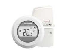 Termostat WiFi T87 The Round Wireless Connected, cu baterii, receptor on/off și gateway, aplicație pentru iOS și Android. IoT.