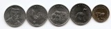 Somaliland Set 5 - 5, 5, 5, 10, 20 Shillings 2002/05 - UNC !!!, Africa