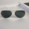 Ochelari de soare Aviator - Ochelari Pilot - Rama aurie Lentile negre