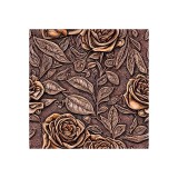 Cumpara ieftin Sticker decorativ, Trandafiri, Maro, 85 cm, 6338ST