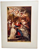 art print 1903 RUBENS - imaginea cebtrala Altarul Jldefonso _ scoala flamanda