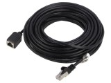 Cablu Prelungitor RJ45 F/UTP Cat5e Negru 2m