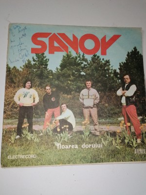 DISC / VINIL / - SAVOY - FLOAREA DORULUI - AUTOGRAF MARIAN NISTOR foto