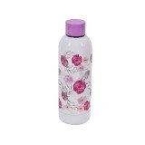 Termos izoterm, Alb cu model Floral, 540 ml, ATU-085470