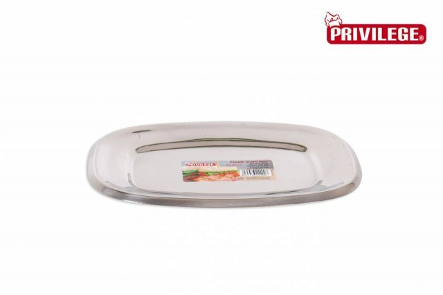 Tava servire din inox, 26x18.5 cm