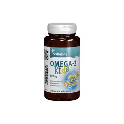 Omega 3 Kids 500mg Vitaking 100cps foto