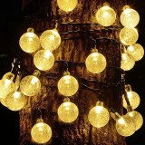 Cumpara ieftin Instalatie incarcare solara, 5m, 30 LED Glob