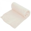 Pătură Fleece Ecru 220x150cm Poliester Moale | Pătură Cocolino Calduroasă