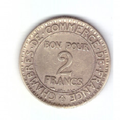 Moneda Franta 2 francs/franci 1925, stare buna, curata