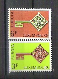 Luxembourg 1968 Europa CEPT, MNH AC.101 foto