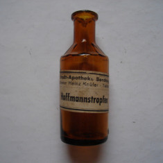 Mica sticluta farmaceutica maro germana cu cioc, 30 ml
