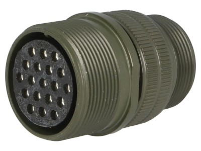 Conector Circular Aluminiu 22 mm foto