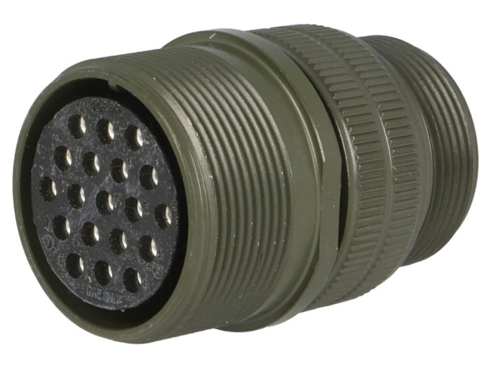 Conector Circular Aluminiu 22 mm