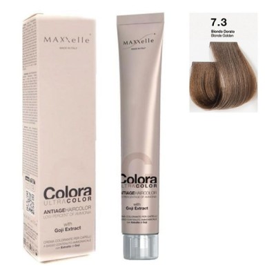 Blond Cald Mediu, deschis 7.3 Vopsea Colora MaXXelle cu extract de Goji 100 ML foto