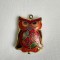 Pandantiv Cloisonne - Bufnita