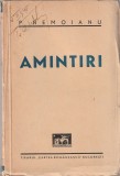 P. NEMOIANU - AMINTIRI ( 1939 )
