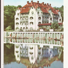 Carte Postala veche Romania - Ocna Sibiului - Pavilionul central , circulata
