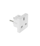Adaptor tensiune uk alb, Oem
