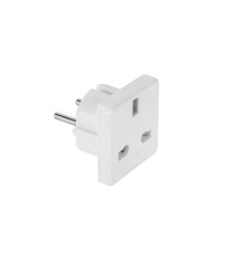 Adaptor tensiune uk alb foto