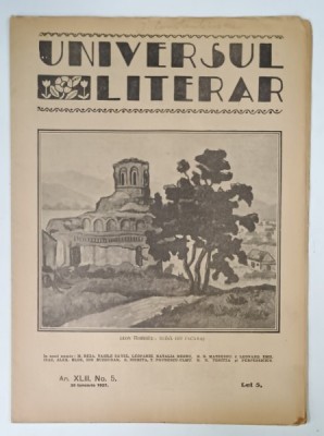 UNIVERSUL LITERAR , No.5 , 1927 foto